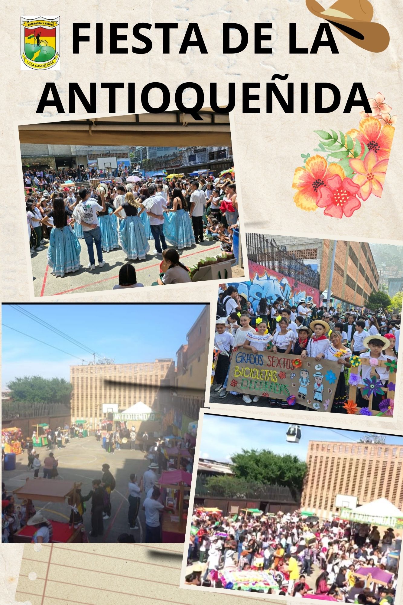 Este evento resalta las tradiciones antioqueñas a través de coloridas y divertidas actividades, que llenan de alegría las calles de la comunidad educativa. Sin duda, una muestra vibrante del orgullo y la alegría de ser antioqueños.